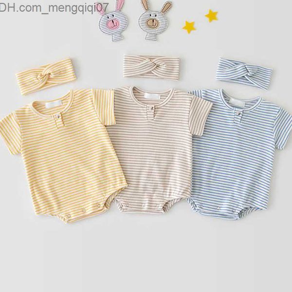 rompers summer baby clothes children's skin-tight garment one belt z230710, Blue 
rompers summer baby clothes children's skin-tight garment one belt z230710, Blue