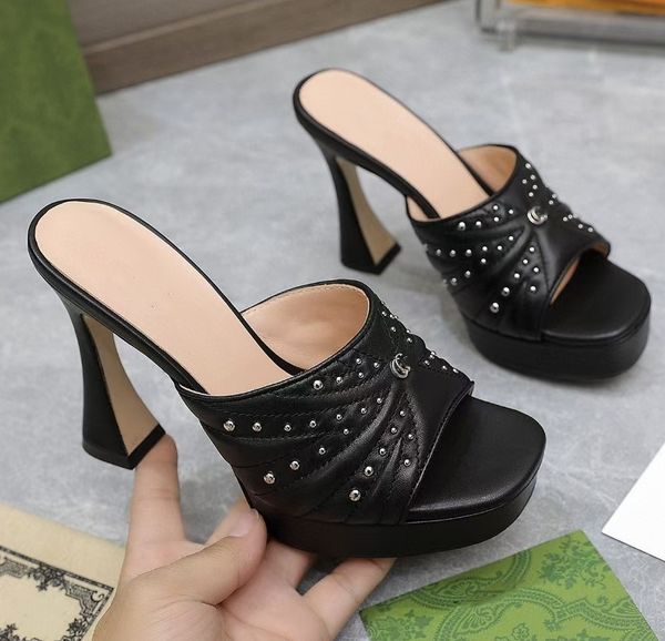 fashion women leather surface of screw spikes summer wear leather shoes with thick sole water table 2.5 cm ladies slippers sandals luxury br, Black
fashion women leather surface of screw spikes summer wear leather shoes with thick sole water table 2.5 cm ladies slippers sandals luxury br, Black
