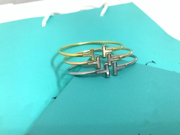 t brand luxury designer bangle white shell bracelet letter womens minority 18k gold silver rose gold bangles bracelets jewelry, Black
t brand luxury designer bangle white shell bracelet letter womens minority 18k gold silver rose gold bangles bracelets jewelry, Black