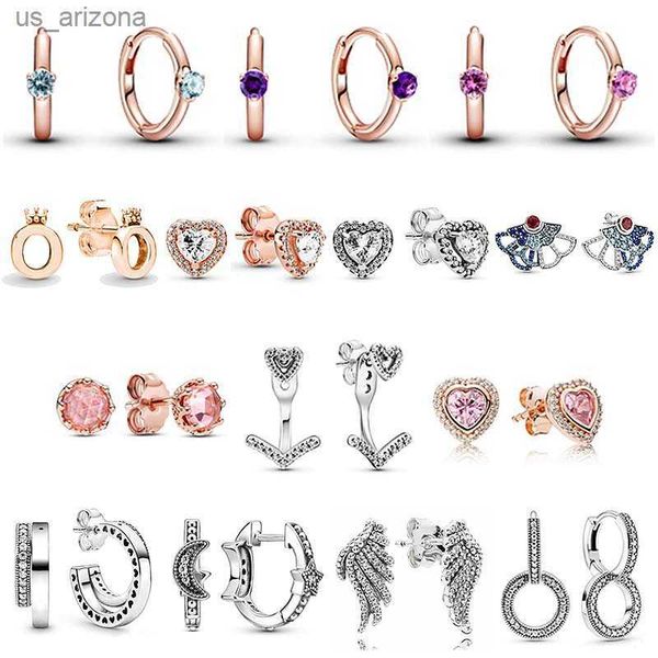 925 sterling silver earring rose solitaire huggie polished elevated heart earring with crystal for women fashion jewelry l230620, Golden;silver
925 sterling silver earring rose solitaire huggie polished elevated heart earring with crystal for women fashion jewelry l230620, Golden;silver