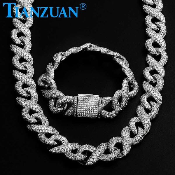 bracelet 13mm 16mm figure 8 sterling silver 925 cuban link iced out hip hop white moissanite link chain jewelry women men gifts
bracelet 13mm 16mm figure 8 sterling silver 925 cuban link iced out hip hop white moissanite link chain jewelry women men gifts