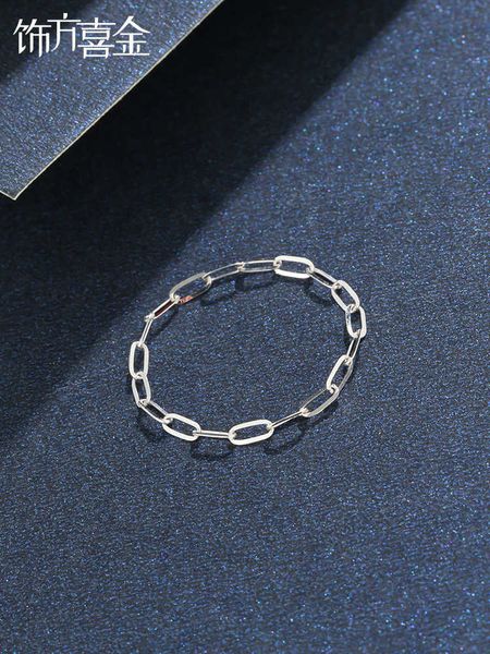 high version 18k gold chain ring women's carti big o-chain au750 rose colorful platinum soft tail uybo, Silver
high version 18k gold chain ring women's carti big o-chain au750 rose colorful platinum soft tail uybo, Silver