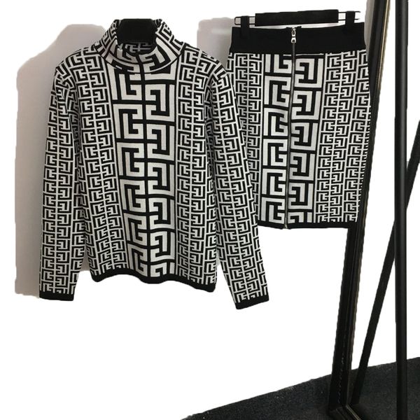 new womens knitting set 2-piece high neck long sleeve pullover knitted shirt wrapped hip zipper high waist short half skirt maze pattern aut, White
new womens knitting set 2-piece high neck long sleeve pullover knitted shirt wrapped hip zipper high waist short half skirt maze pattern aut, White