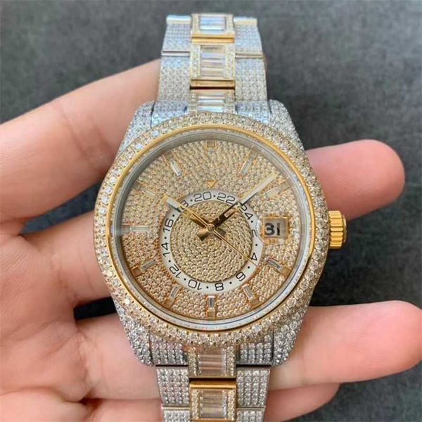 master watch with diamond men diamond watch watches steel strap sapphire glass lens waterproof diamond fully automatic mechanical movement q, Black;brown
master watch with diamond men diamond watch watches steel strap sapphire glass lens waterproof diamond fully automatic mechanical movement q, Black;brown