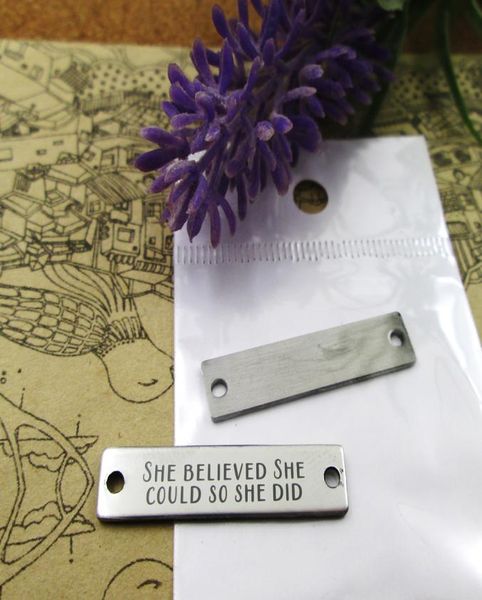 40pcsquotshe believed she could so she did connectorquotstainless steel charms more style for choosing diy charms pendants f4561679, Bronze;silver
40pcsquotshe believed she could so she did connectorquotstainless steel charms more style for choosing diy charms pendants f4561679, Bronze;silver