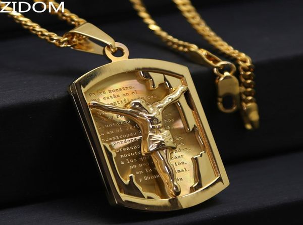 mens gold color lord039s prayer crucifix jesus piece christ dog tag pendant 24quotinch miami cuban chain hip hop necklace9698916, Silver
mens gold color lord039s prayer crucifix jesus piece christ dog tag pendant 24quotinch miami cuban chain hip hop necklace9698916, Silver