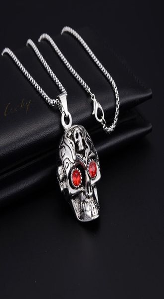 the same kind of men039s tiktok stainless steel red eye skull necklace alloy does not fade3671521, Silver
the same kind of men039s tiktok stainless steel red eye skull necklace alloy does not fade3671521, Silver