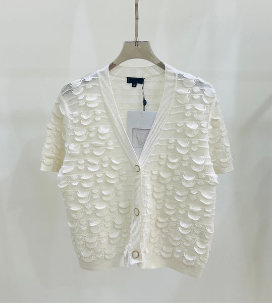 womens t shirts designer luxury tees wear summer round neck sweat short sleeves outdoor fish scale elasticity knitted cardigan twist button, White
womens t shirts designer luxury tees wear summer round neck sweat short sleeves outdoor fish scale elasticity knitted cardigan twist button, White