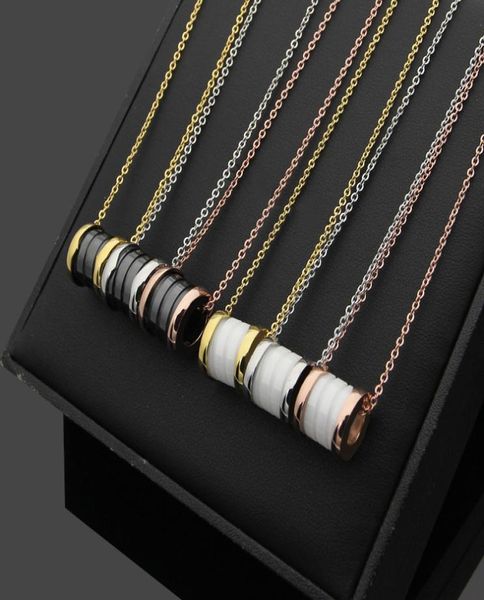 classic titanium steel black and white ceramic pendant necklaces for women men 18k gold plated love chain necklace fashion accesso6084074, Silver
classic titanium steel black and white ceramic pendant necklaces for women men 18k gold plated love chain necklace fashion accesso6084074, Silver