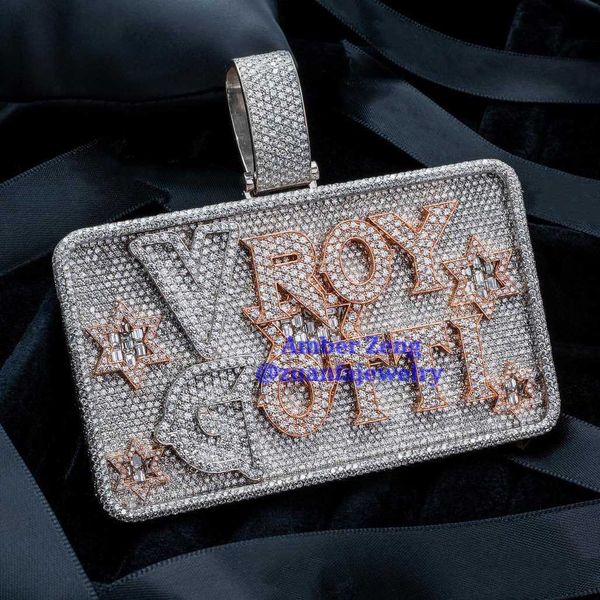 custom hiphop jewelry iced out letter pendant vvs moissanite 10k 14k 18k real gold hip hop necklace diamond pendant, Silver
custom hiphop jewelry iced out letter pendant vvs moissanite 10k 14k 18k real gold hip hop necklace diamond pendant, Silver