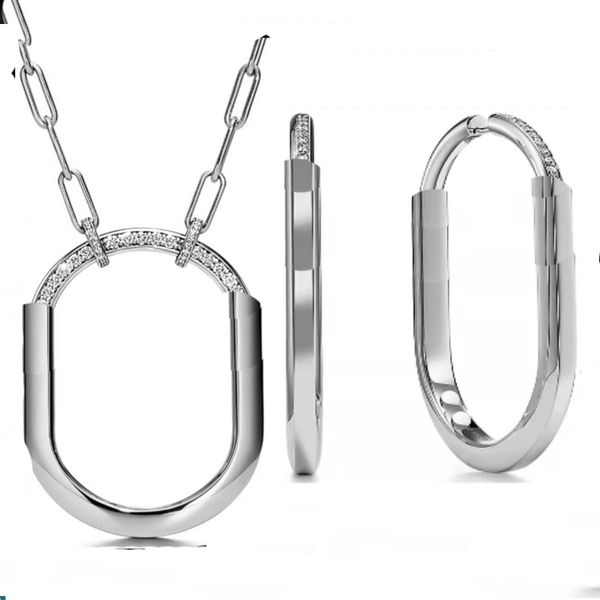 luxury lock u necklace bracelet earring ring and set designer for women with diamonds gold rose gold titanium steel jewelry never fade not a, Silver
luxury lock u necklace bracelet earring ring and set designer for women with diamonds gold rose gold titanium steel jewelry never fade not a, Silver