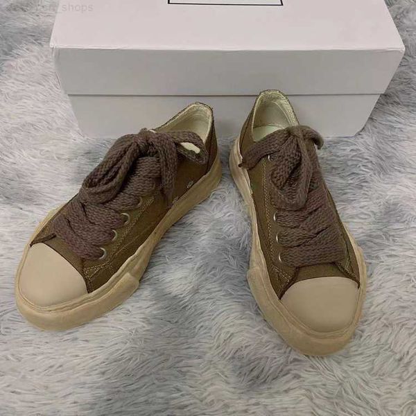 maison mihara yasuhiro dissolved mmy shoes wash sole open smile old low canvas men's and women's thick sole elevated board shoes, Black
maison mihara yasuhiro dissolved mmy shoes wash sole open smile old low canvas men's and women's thick sole elevated board shoes, Black