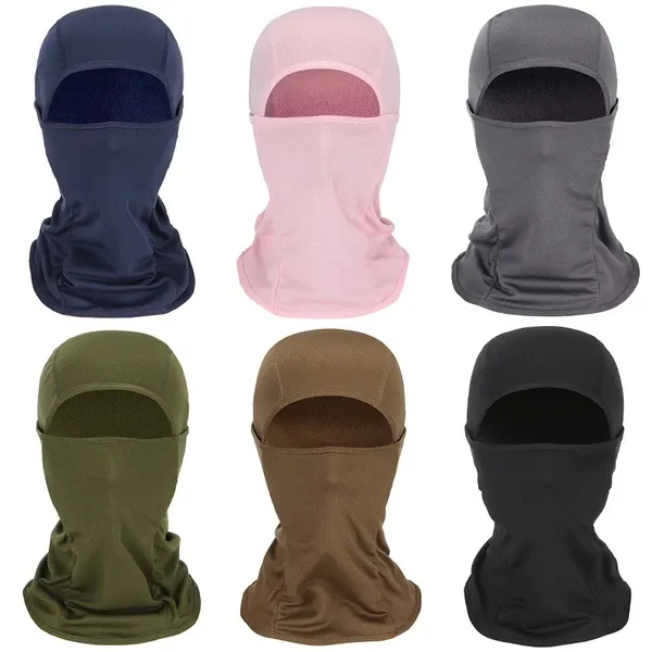 Image of Multicolor full face mask adjustable balaclava windproof UVA protection hood ski masks for outdoor motorcycle cycling hiking sports style lo032 C23