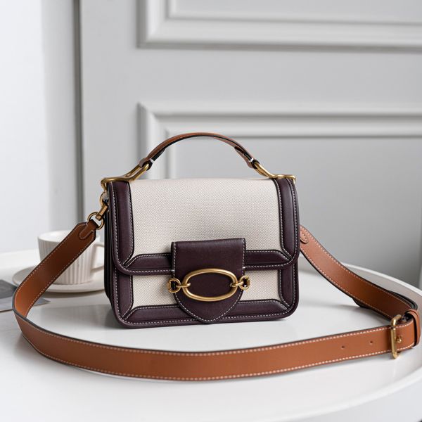 designer classic carriage buckle handle flap handheld one shoulder crossbody bag women fashion and advanced sense
designer classic carriage buckle handle flap handheld one shoulder crossbody bag women fashion and advanced sense