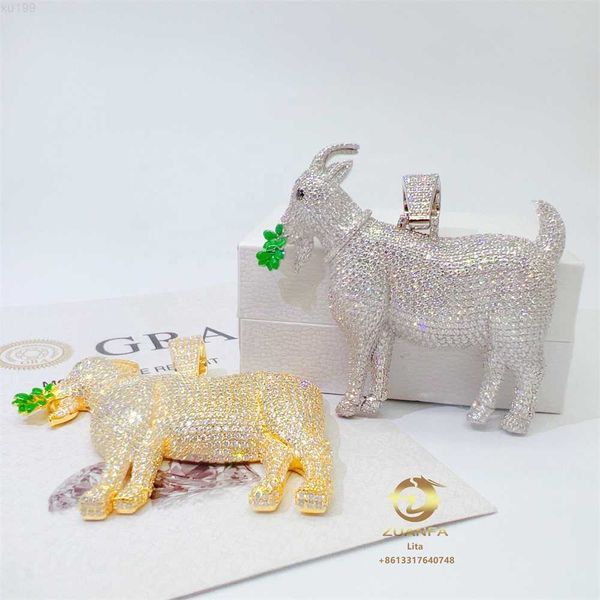iced out 925 silver goat enamel vvs moissanite diamond pendant jewelry men hip hop pendant
iced out 925 silver goat enamel vvs moissanite diamond pendant jewelry men hip hop pendant