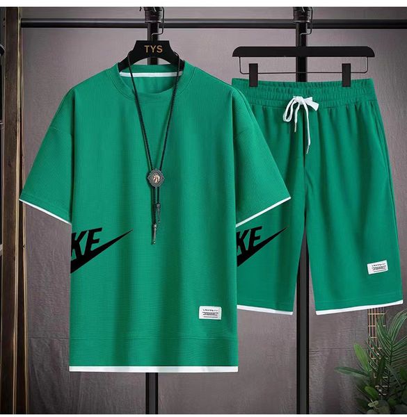 men's sets fashion korean tracksuit men short sleeve t shirts+sport shorts suit men casual men clothing mens joggers sets, Gray
men's sets fashion korean tracksuit men short sleeve t shirts+sport shorts suit men casual men clothing mens joggers sets, Gray