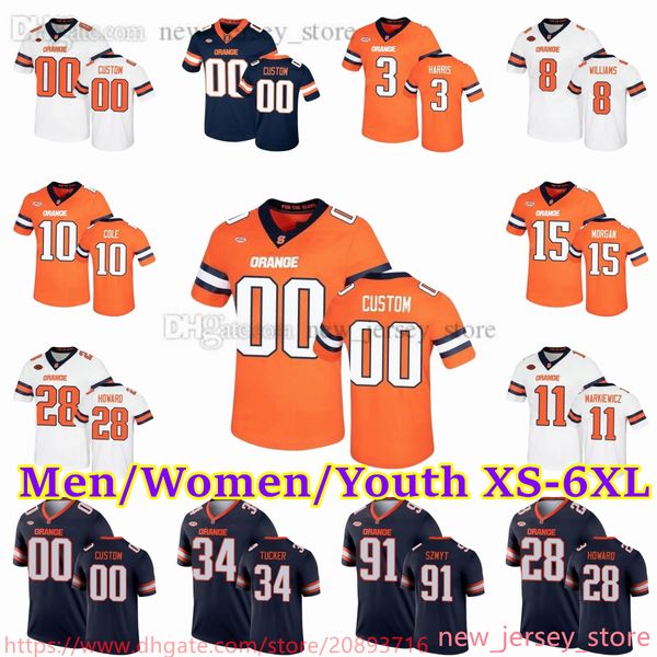 2023 custom s-6xl ncaa syracuse orange football jersey 6 garrett shrader 20 lequint allen 23 ike daniels 25 josh escobar 28 juwaun price 35, Black
2023 custom s-6xl ncaa syracuse orange football jersey 6 garrett shrader 20 lequint allen 23 ike daniels 25 josh escobar 28 juwaun price 35, Black