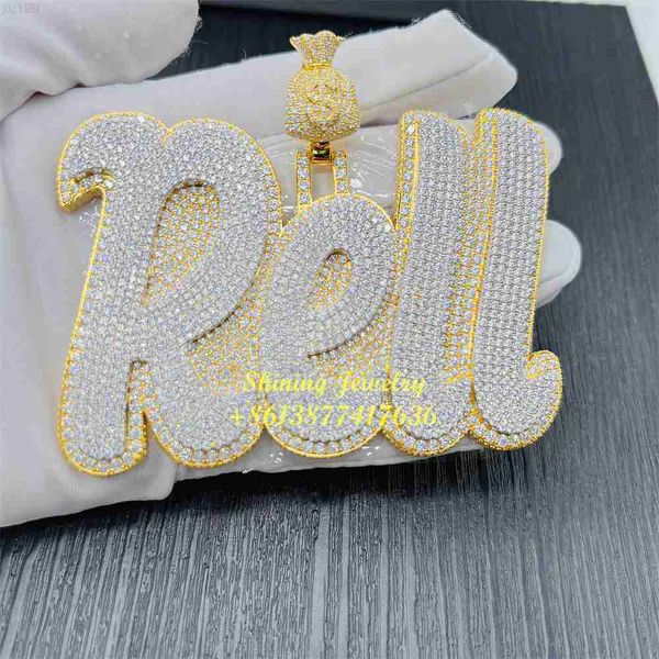 factory price fit hip hop jewelry diamond necklace diy letter name iced out real s925 silver moissanite custom pendant
factory price fit hip hop jewelry diamond necklace diy letter name iced out real s925 silver moissanite custom pendant