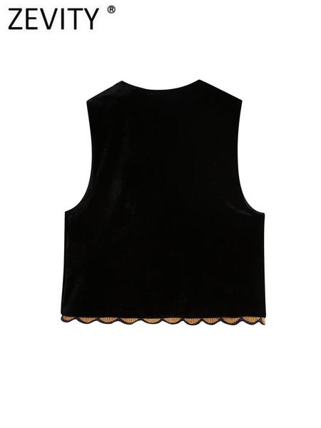 fur zevity women vintage sequins flower embroidery vest jacket ladies national style patchwork casual veet waistcoat ct2978, Black
fur zevity women vintage sequins flower embroidery vest jacket ladies national style patchwork casual veet waistcoat ct2978, Black