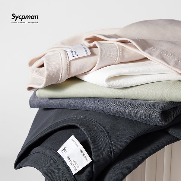 men's t-shirts sycpman 300grams 10.58oz oversized loose heavy weight cotton solid color drop shoulder short sleeve t-shirt men for summ, White;black
men's t-shirts sycpman 300grams 10.58oz oversized loose heavy weight cotton solid color drop shoulder short sleeve t-shirt men for summ, White;black