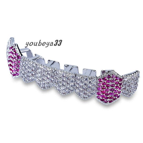 hip hop grills gold silver color iced out micro pave full cz teeth grillz bottom grills charm for men, Black
hip hop grills gold silver color iced out micro pave full cz teeth grillz bottom grills charm for men, Black