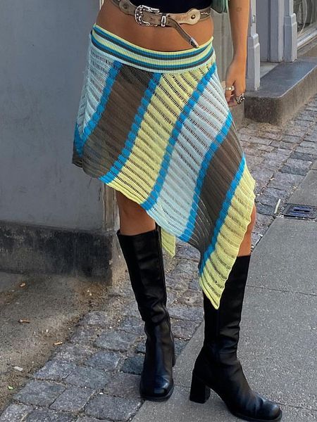 skirts wsevypo street style striped knitted irregular hem skirts vintage women casual low rise wrapped midi skirts street holiday wear 23071, Black
skirts wsevypo street style striped knitted irregular hem skirts vintage women casual low rise wrapped midi skirts street holiday wear 23071, Black