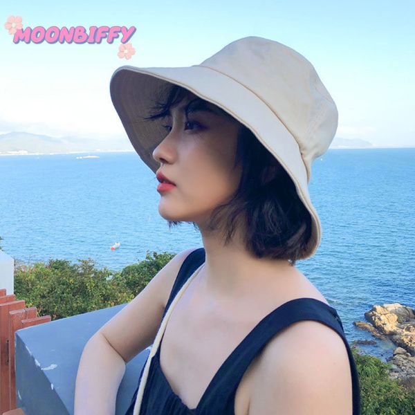 stingy brim hats solid color women bucket hat summer foldable sunscreen panama fisherman female outdoor sun prevent travel beach cap 230710, Blue;gray
stingy brim hats solid color women bucket hat summer foldable sunscreen panama fisherman female outdoor sun prevent travel beach cap 230710, Blue;gray