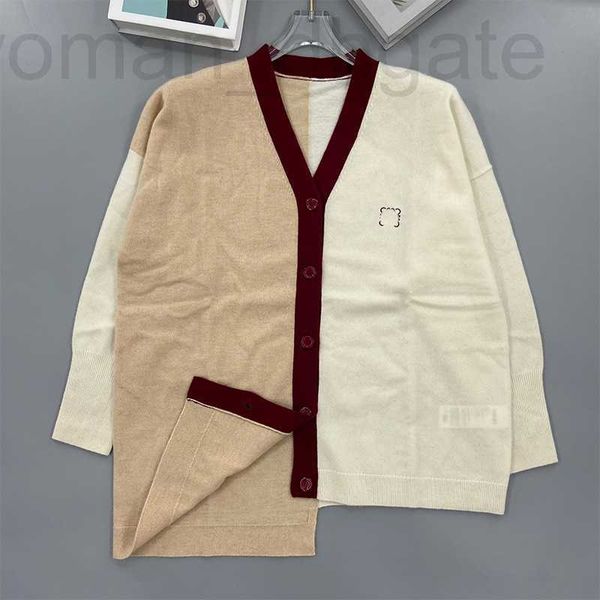 women's knits & tees designer knitted v-neck cashmere color matching cardigan women's coat loose and lazy style 2022 early autumn, White
women's knits & tees designer knitted v-neck cashmere color matching cardigan women's coat loose and lazy style 2022 early autumn, White