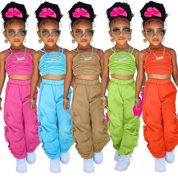 jerseys qunq 2023 summer ins girls solid pleated sling crop sporty pants 2 pieces set casual kids clothes age 3 t 8t 230707
jerseys qunq 2023 summer ins girls solid pleated sling crop sporty pants 2 pieces set casual kids clothes age 3 t 8t 230707
