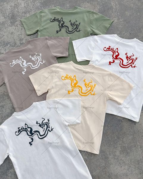 mens tshirts american retro street foam dragon short sleeve tshirt mens summer trend simple loose original style 230710, White;black
mens tshirts american retro street foam dragon short sleeve tshirt mens summer trend simple loose original style 230710, White;black