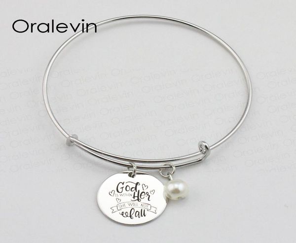 god is within her she will not fall inspirational hand stamped engraved pendant bracelet bangle metal stamped jewelry10pcslot 4489824, Golden;silver
god is within her she will not fall inspirational hand stamped engraved pendant bracelet bangle metal stamped jewelry10pcslot 4489824, Golden;silver