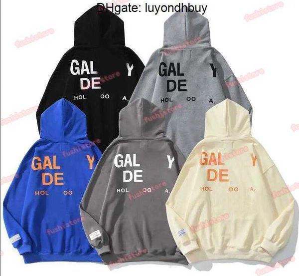 men's hoodies sweatshirts hoodie designer galleries depts gary painted graffiti used letters printed loose casual fashion men and women, Black
men's hoodies sweatshirts hoodie designer galleries depts gary painted graffiti used letters printed loose casual fashion men and women, Black