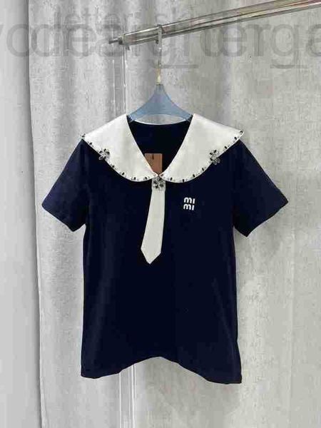 women's hoodies & sweatshirts designer designer navy style t-shirt spring/summer new beaded rhinestone tie decoration satin acetic acid, Black
women's hoodies & sweatshirts designer designer navy style t-shirt spring/summer new beaded rhinestone tie decoration satin acetic acid, Black