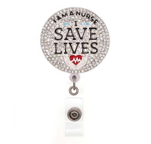 10pcslot crystal save lives i am a nurse enamel retractable badge holder2055343, Gray
10pcslot crystal save lives i am a nurse enamel retractable badge holder2055343, Gray