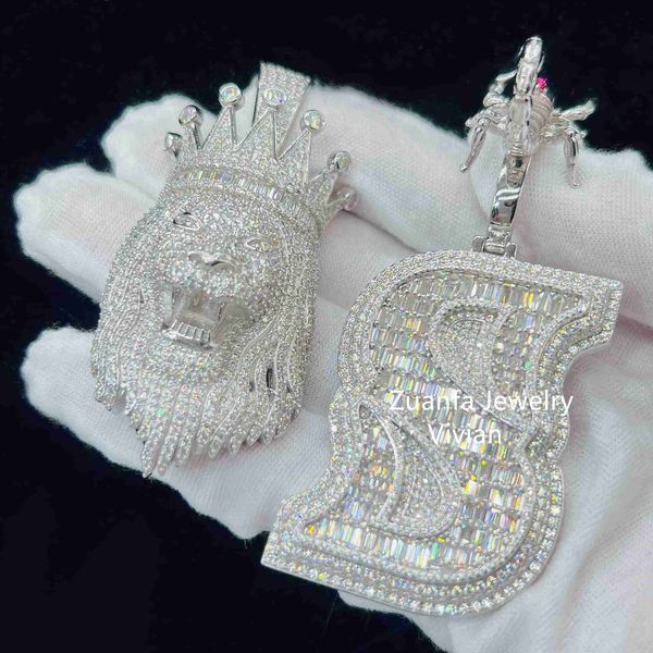 custom pendant iced out diamond fashion silver baguette vvs moissanite pendant hip hop
custom pendant iced out diamond fashion silver baguette vvs moissanite pendant hip hop