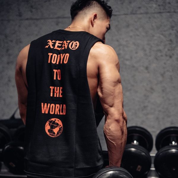 men' tank summer bodybuilding cotton letter print gym workout fitness sleeveless shirt running tank male clothes sports vest 230710, White;black
men' tank summer bodybuilding cotton letter print gym workout fitness sleeveless shirt running tank male clothes sports vest 230710, White;black