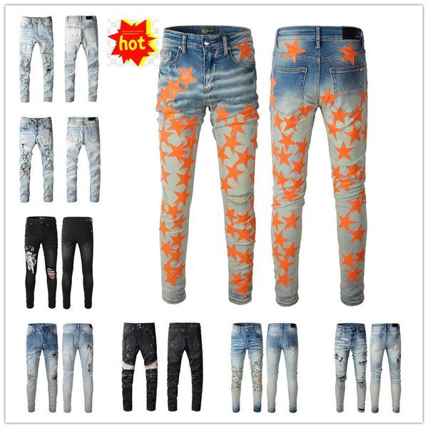 mens designer jeans distressed slim pants ripped biker motorcycle denim for men fashion luxury jean mans¡amiris¡amirs¡pant, Blue
mens designer jeans distressed slim pants ripped biker motorcycle denim for men fashion luxury jean mans¡amiris¡amirs¡pant, Blue
