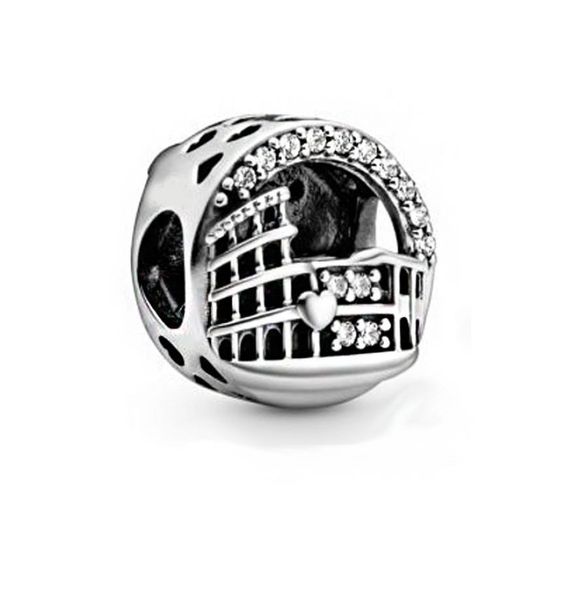 new real 925 sterling silver color rome colosseum openwork charms beads fit women gift european original bracelet diy fashion jewe9500554, Black
new real 925 sterling silver color rome colosseum openwork charms beads fit women gift european original bracelet diy fashion jewe9500554, Black