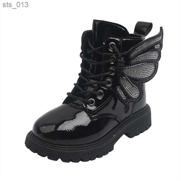 2022 new autumn girl' boots pu leather wing design kids ankle boots rubber sole fashion girls shoes 26-36 l230518, Black;grey
2022 new autumn girl' boots pu leather wing design kids ankle boots rubber sole fashion girls shoes 26-36 l230518, Black;grey