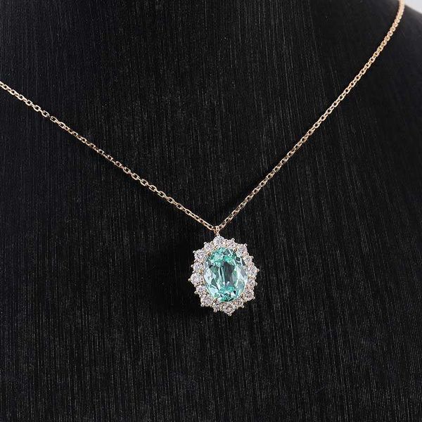 fine jewelry lab grown paraiba green gemstone 18k gold halo pendant necklace for women, Silver
fine jewelry lab grown paraiba green gemstone 18k gold halo pendant necklace for women, Silver