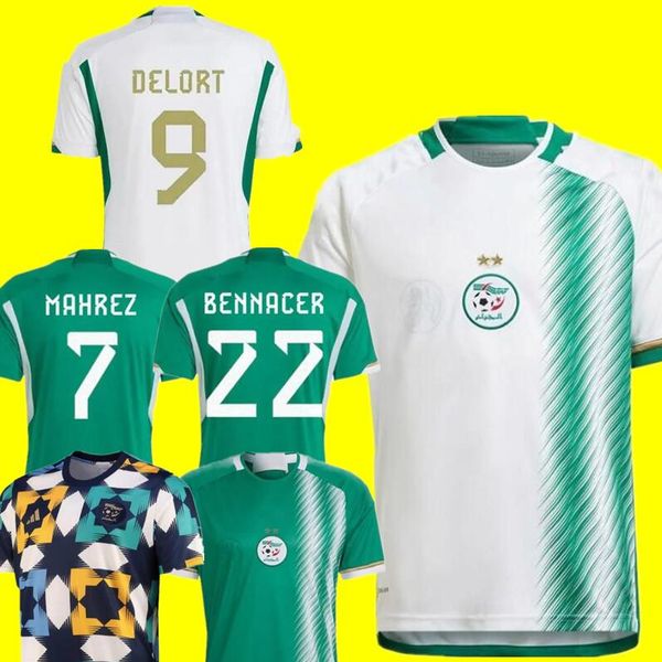 2022 2023 soccer jerseys fans player version algerie home white away green mahrez feghouli bennacer atal 22 23 algeria football kits shirt m, Black;yellow
2022 2023 soccer jerseys fans player version algerie home white away green mahrez feghouli bennacer atal 22 23 algeria football kits shirt m, Black;yellow