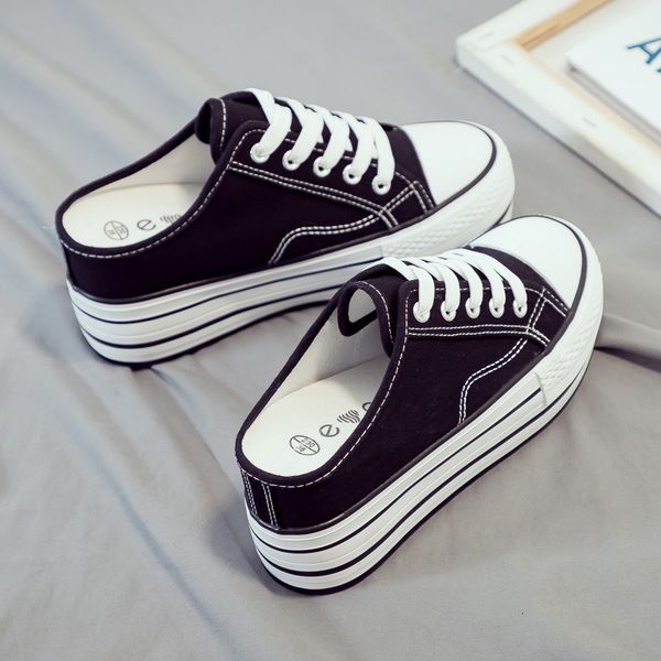 dress shoes 2023 the thick soled inner heightening half drag canva s purple muffin with a pedal lazy women 230710, Black
dress shoes 2023 the thick soled inner heightening half drag canva s purple muffin with a pedal lazy women 230710, Black