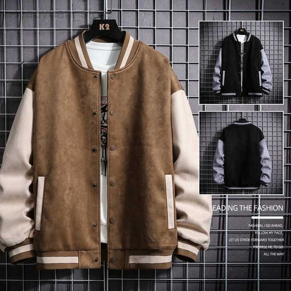 men's jackets 2022 youth trend college wear autumn hip hop casual baseball coat slim fit baseball uniform bomber jackets for men's, Black;brown
men's jackets 2022 youth trend college wear autumn hip hop casual baseball coat slim fit baseball uniform bomber jackets for men's, Black;brown