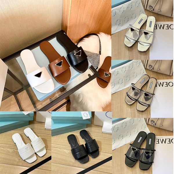 women designers slipper sandals flat slides flip flops summer genuine triangle leather outdoor loafers bath shoes beachwear slippers black w
women designers slipper sandals flat slides flip flops summer genuine triangle leather outdoor loafers bath shoes beachwear slippers black w