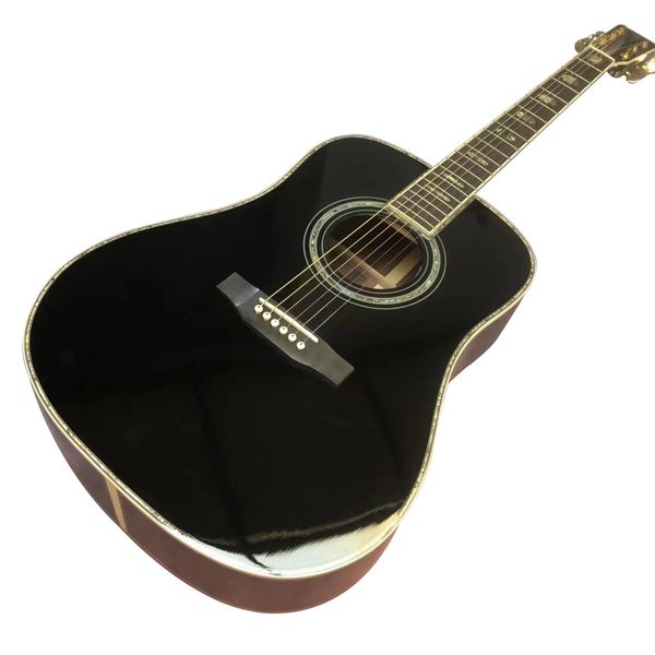 2023 41 "d45 mold bk color solid wood toss face whole abalone black finger acoustic acoustic guitar
2023 41 "d45 mold bk color solid wood toss face whole abalone black finger acoustic acoustic guitar