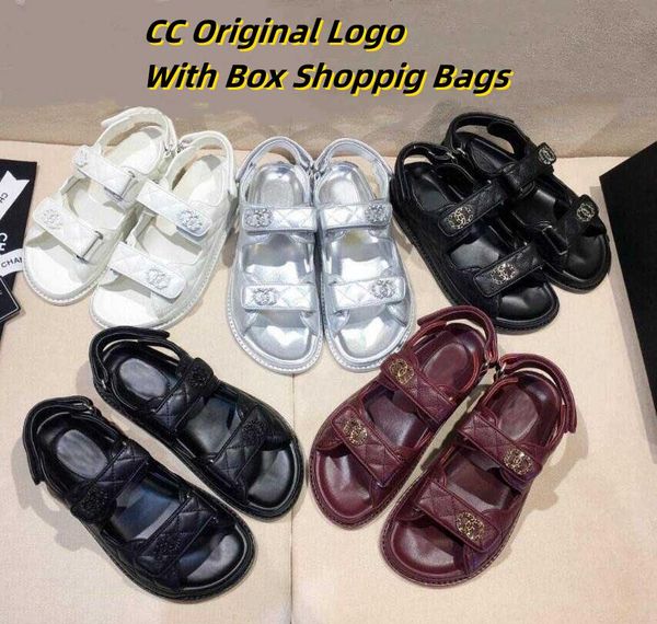 designer women sandals womens slides crystal calf leather casual shoes quilted platform summer beach slipper 35-42 with box and shopping bag, Black
designer women sandals womens slides crystal calf leather casual shoes quilted platform summer beach slipper 35-42 with box and shopping bag, Black