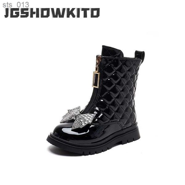 2023 new black ankle boots children flat bottom princess rhinestone bow front zip casual glossy kids fashion girls chelsea boots l230518, Black;grey
2023 new black ankle boots children flat bottom princess rhinestone bow front zip casual glossy kids fashion girls chelsea boots l230518, Black;grey