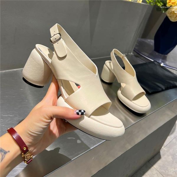 sandals summer women's high heel round toe thin strap combination thick heels fashion party, Black
sandals summer women's high heel round toe thin strap combination thick heels fashion party, Black