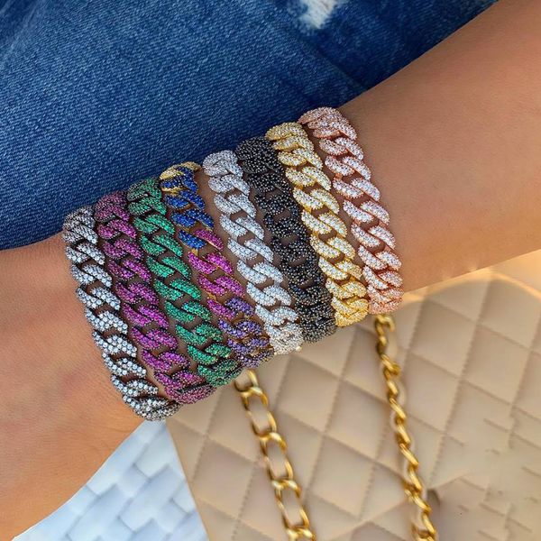 bangle iced out sparking bling 5a cubic zirconia miami cuban chain geometry charm bracelets for hip pop women men fashion party jewelry 2307, Black
bangle iced out sparking bling 5a cubic zirconia miami cuban chain geometry charm bracelets for hip pop women men fashion party jewelry 2307, Black
