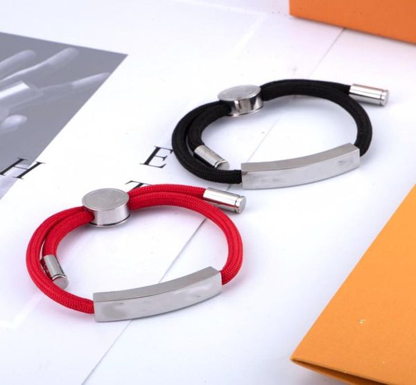 2018 fashion rope bracelet for men women customized bangle red brown black stainless stee couple nature jewelry wiht box ar36a9623955, Silver
2018 fashion rope bracelet for men women customized bangle red brown black stainless stee couple nature jewelry wiht box ar36a9623955, Silver